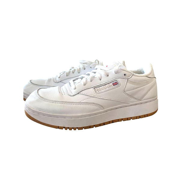 Reebok Other - Reebok Club C 85 Classic Leather Sneaker Shoes Men’s All White/Gum Size 10.5
